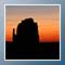 East Mitten at Sunrise, Monument Valley 